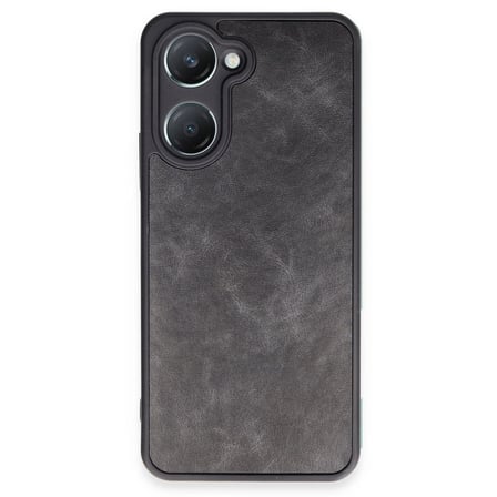 Vivo Y18 Kılıf Aras Deri Kapak - Siyah