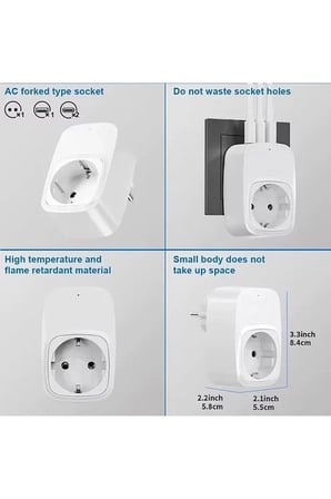 Tekli Yüksek Voltaj Korumalı Duvar Prizi 2x Type-c 1x Usb Çıkışlı Priz Grup Priz Çoğaltıcı Beyaz