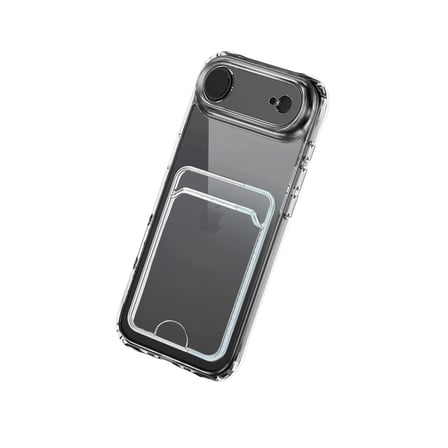 Apple İphone 17 Air Kart Şeffaf Silikon - Şeffaf