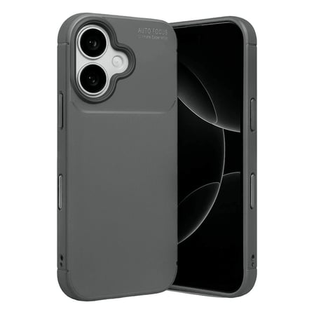 Apple İphone 17 Auto Focus Karbon Kapak - Gri