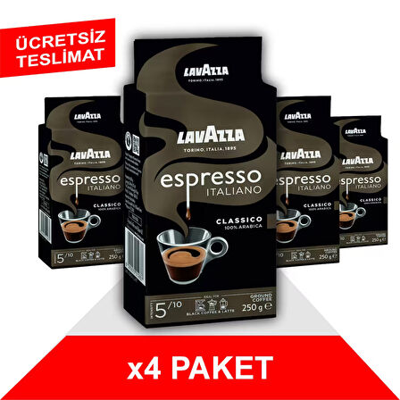 Espresso Classico Italiano Filtre Kahve (250gr) x4