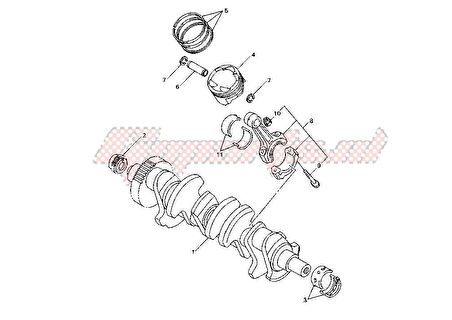 -Yamaha Yzf R1 Biyel Kolu