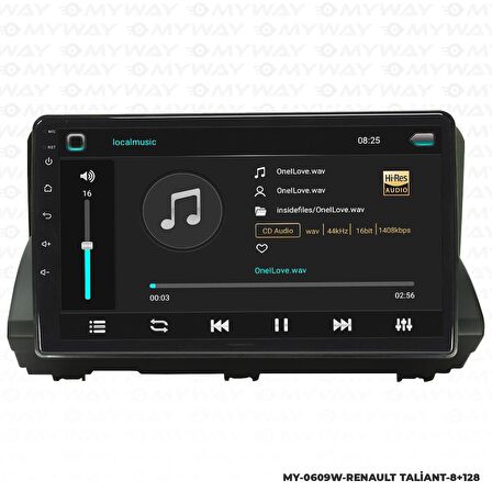 Araç Multimedya Renault Taliant Android 12 Carplay 4Gb Ram + 64Gb Hdd Navigasyon Ekran MYW