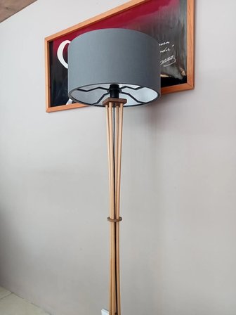 NATUREL -AHŞAP AYAKLI LAMBADER- AYDINLATMA