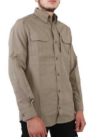 Uzun Kollu Av Kıyafeti Fonksiyonel Üst North Mountain Outdoor Taktik Erkek Gömlek Commander Model