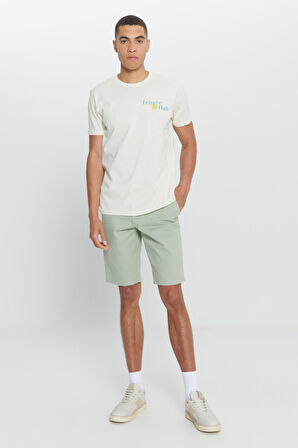 Standart Fit Normal Kesim %100 Pamuk Bisiklet Yaka Tişört