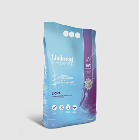 Lindocat Advanced Light Ultra Hafif Topaklanan Kedi Kumu 7 lt