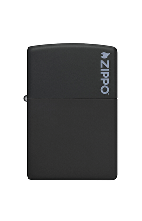 Zippo Çakmak Mat Siyah Hediyelik Kutu Benzin Taş Set du10sy