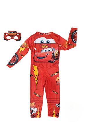 Şimşek Mcqueen Kassız Çocuk Kostümü