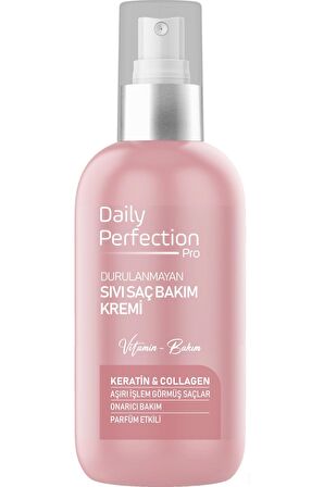 Onarıcı Bakım Keratin&Collagen içerikli Sıvı Saç Bakım Kremi 200 ml