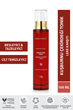 Bade Natural   Doğal Kuşburnu Leke Karşıtı Sprey Tonik 100 ml