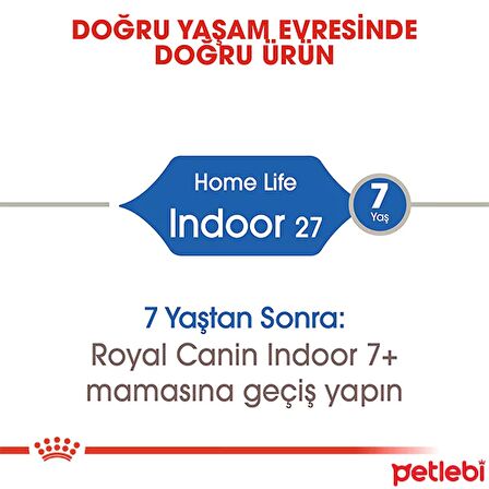 Royal Canin Indoor 27 Evde Yaşayan Kedilere Özel Mama 400 Gr