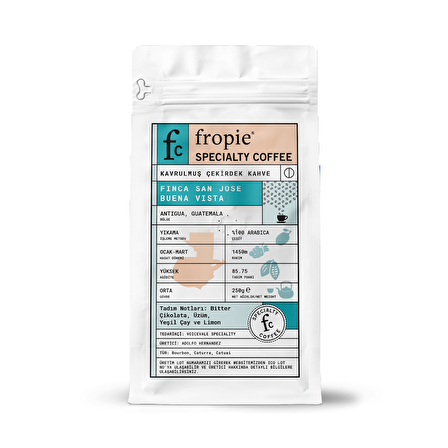 Fropie Orta İçim Guetamala Filtre Kahve 250 gr