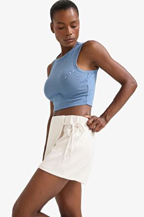 DeFactoFit Standart Fit Kısa Paça Sporcu Modal Şort C0556AX25SMER218