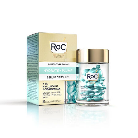 Roc Multi Correxion Hiydrate Plump Serum Nem ve Canlılık Veren Kapsül Serum 30 Kapsül