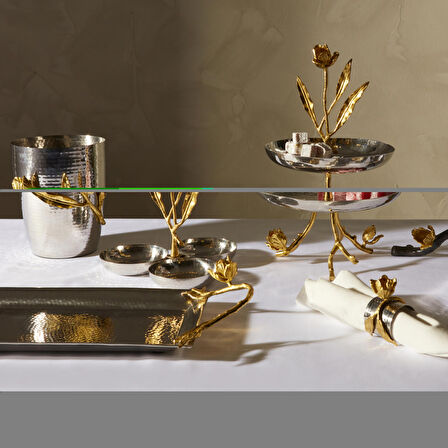 Karaca Home Karaca Tulip Dekoratif Tepsi 35,5x19 Cm