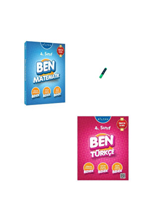 4. Sınıf Ben Serisi Etkinlikli Matematik ve Türkçe Soru Bankası