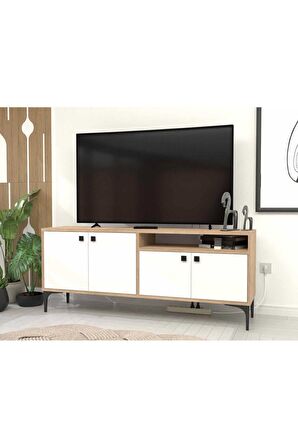 1548 Artemis 139 Cm Tv Ünitesi Sepet-Beyaz