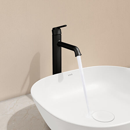 VitrA Origin Classic A4288236 Çanak Lavabo Bataryası, Mat Siyah