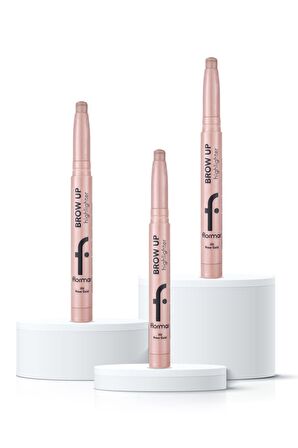 Flormar Aydınlatıcı Kaş Kalemi Brow Up 3'lü Set- Rose Gold