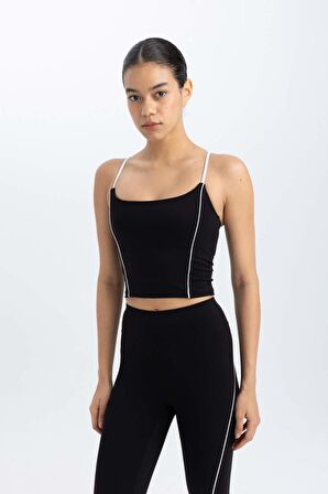 DeFactoFit Kare Yaka Askılı Sporcu Atlet C0558AX24SMBK81