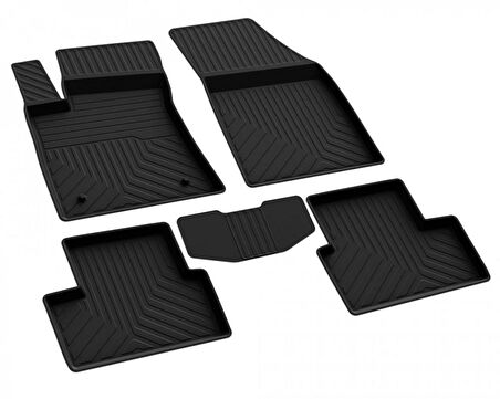 Dacia Sandero 3 Ferrous 4D Havuzlu Kauçuk Paspas 2020 ve Üstü