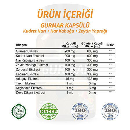Gurmar Kapsül (GYMNEMA CAPSULE)