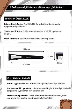 Kontür Fırçası Cre'Ars Contour Brush #108