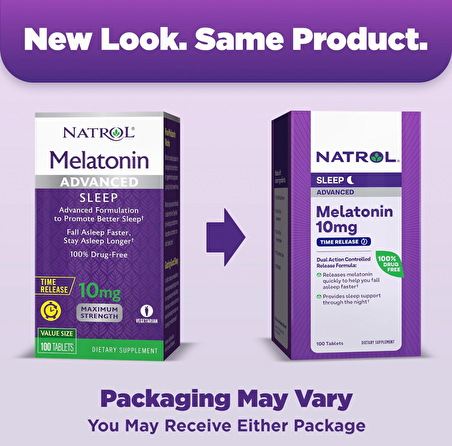 Natrol 10 Mg Advanced Sleep Melatonin 100 Tablet