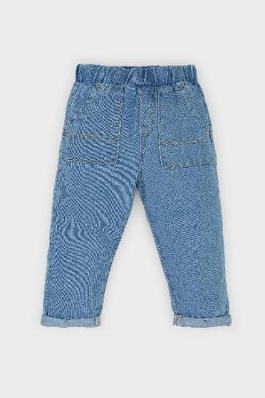 DeFacto Erkek Bebek Beli Lastikli Jean Pantolon D9591A525SPNM28