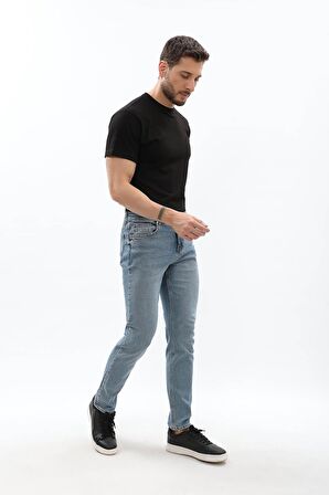 Erkek Likralı Slim Jean Pantolon