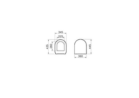 VitrA S50 72-003R309 Klozet Kapağı, Yavaş Kapanır, Kolay Çıkabilir, Özel İhtiyaç, Beyaz