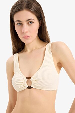 DeFacto Regular Fit Bürümcük Bikini Üstü-Fall in Love B6903AX25SMER103