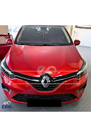 Renault Clio 5 HB Krom Ön Panjur 2 Parça 2019 ve Üzeri P.Çelik