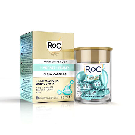 Roc Multi Correxion Hiydrate Plump Serum Nem ve Canlılık Veren Kapsül Serum 10 Kapsül