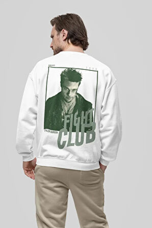 Fight Club Tyler Durden Yazılı Unisex Oversize Film Karakteri Sweatshirt
