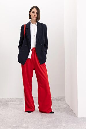 DeFacto Oversize Geniş Kalıp Ceket Yaka Düğmeli Basic Düz Blazer Ceket D4418AX24AUNV199