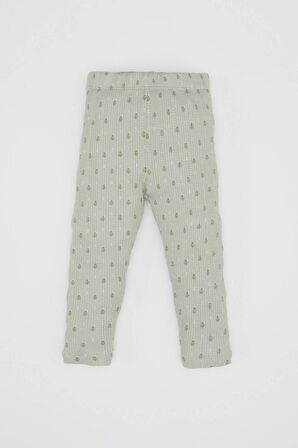Kız Bebek Çiçekli Uzun Kollu Pijama Takımı