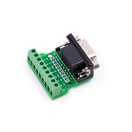 9 Pinli RS232/RS485 Dönüştürücü Modülü (DB9 Erkek)
