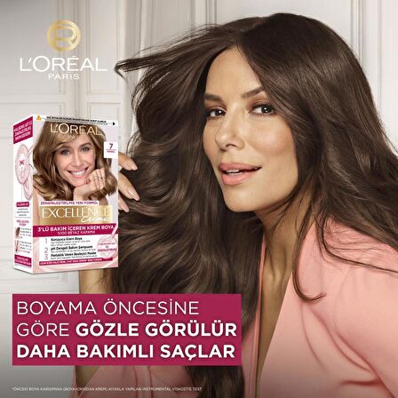 L’Oréal Paris Excellence Creme 4.15 Büyüleyici Kahve Saç Boyası