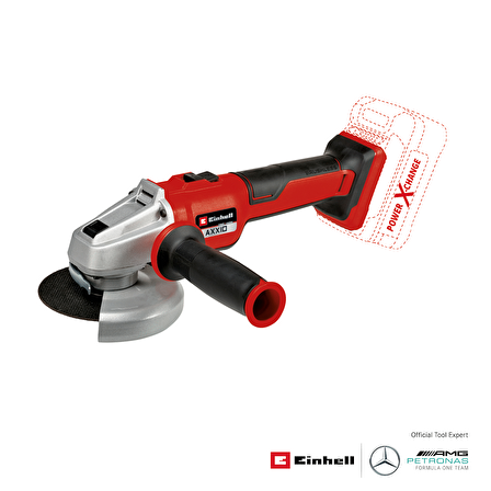 Einhell AXXIO 18/125 Q - Solo, Akülü Avuç Taşlama