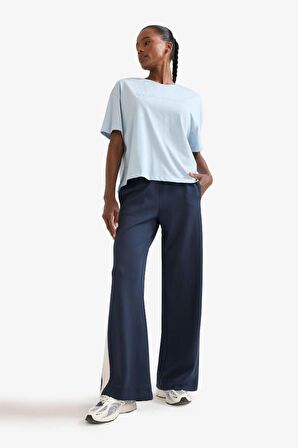 DeFactoFit NBA Boston Celtics Oversize Geniş Kalıp Bisiklet Yaka Nakış Baskı Kısa Kollu Tişört