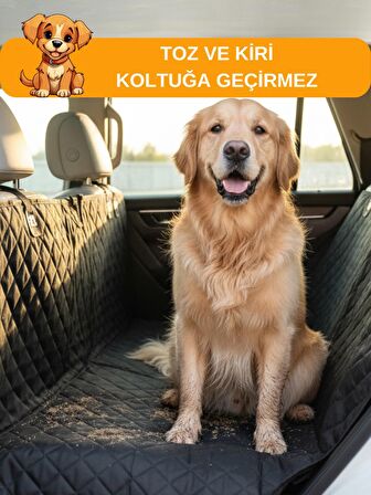 Beylini Evcil Hayvan Araba Koltuk Örtüsü Su Geçirmez Dayanıklı Hamak Tasarım Arka Koltuk Koruma Kılıfı Kaymaz Universal Kedi Köpek Araç Aksesuarları 150X200 cm