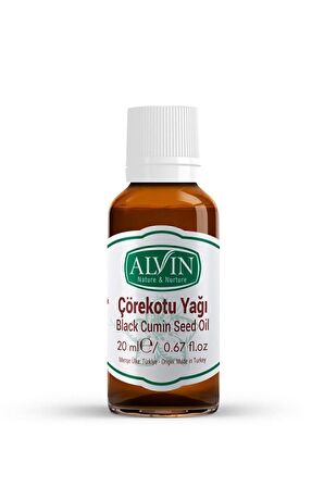 Çörekotu Yağı (Çörek Otu Yağı), Soğuk Sıkım, %100 Saf Ve Doğal, 20 ml