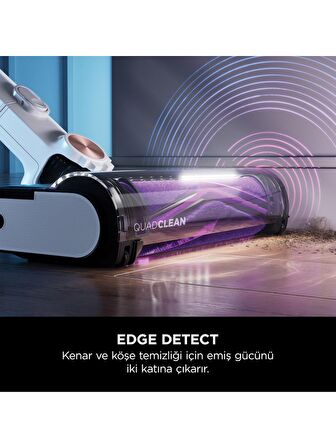 Shark Detect Clean&Empty Auto-Empty Sistemli Turbo Başlıklı Şarjlı Dikey Süpürge 2L