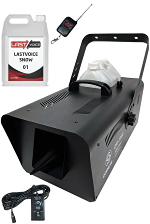 Quenlite QM-2000LK DMX512 Kar Makinası 2000 Watt Uzaktan Kumandalı (5 Litre Likitli)