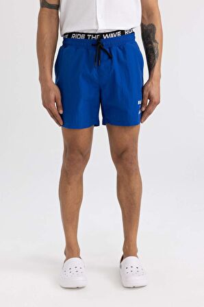 DeFactoFit Baskılı Kısa Boy Sporcu Deniz Şortu B5995AX24HSBE104