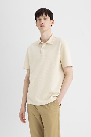 DeFacto New Regular Fit Basic Düz Kısa Kollu Polo Tişört B4939AX24SPER42