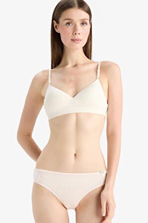 DeFacto Ribana 3'lü Askılı Brief Külot-Fall in Love D6404AX25SPGN1169