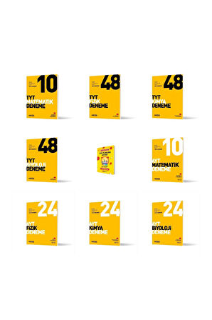 TYT ve AYT Matematik Fizik Kimya Biyoloji 8li Deneme Seti
